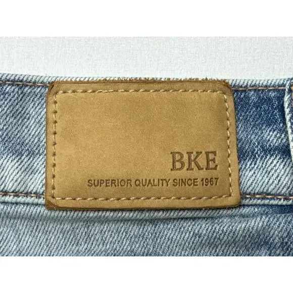 BKE Denim Buckle Women's Billie Cut Off Blue Denim Shorts - Size 30 (31x2) - Picture 4 of 7